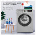 Washing Machine: Bosch 8 kg 5 Star Fully-Automatic Front Loading Washing Machine (WAJ28262IN, Silver, AI active water plus, In-Built Heater)